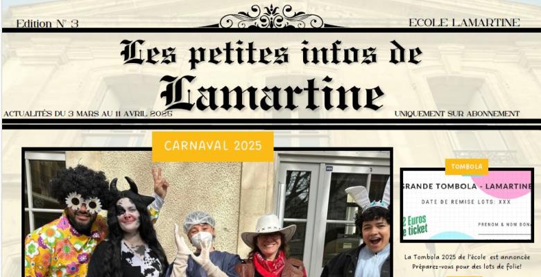 Les petites infos de Lamartine
